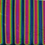 Green Magenta Stripes On Thin Black - 96 Coe