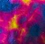 Green/ Magenta Blue Aurora Borealis On Thin Black - 96 Coe
