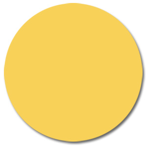 Wissmach Pale Amber Transparent 11 Circle - 90 COE, Glass Circles and Squares