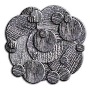 Midnight Circles Assortment - 40 Pieces, Shapes Assortments