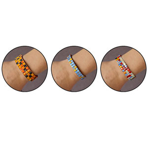 Mosaic Bracelet Kit 2 - 15 Pack, Jewelry Supplies Clearance