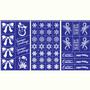 Rub N Etch Stencil - Seasons Greetings