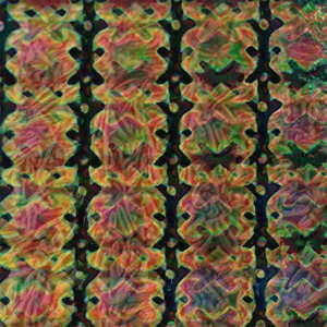 Mixture Puzzle Crinklized on Thin Black - 96 COE