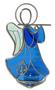 Blue Angel With Flute Votive