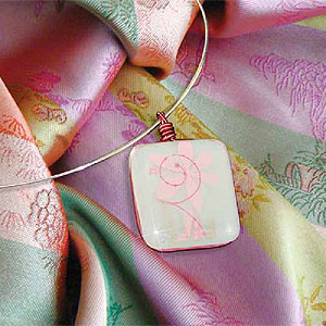 Free Pink Decal Neckalce Project Guide