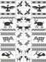 Southwestern Animals Jewelry Set Sepia Slides