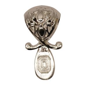 Silver Plated Filigree Bails - 3 Pack