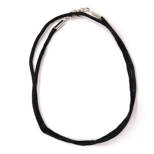 20 Black Satin Cord Necklaces - 10 Pack
