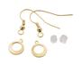 French Wire 14k Gold Plated Earrings - 5 Pack
