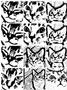 Kitty Cat Focal Set Sepia Slides