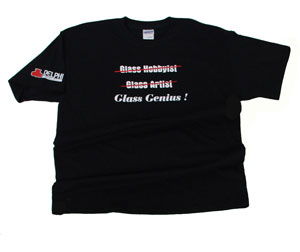 XL Black Glass Genius T-Shirt