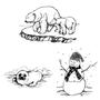 Winter Fine Art Sepia Decals