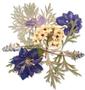 Blues And Purples Flower Assortment - 20 Pack