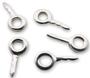 Fine Silver Large Flat Eye Screws - 5 Pack