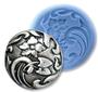 Water Lilies Antique Push Mold