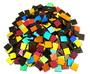 1/2 Lb Black Rainbow Dichroic Chips - 96 Coe