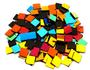 1/4 Lb Black Rainbow Dichroic Chips - 90 Coe