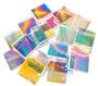 20 Piece Clear Pattern Rainbow Dichroic Chips - 90 Coe
