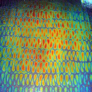 Waves Tie Dye On Thin Black - 90 COE