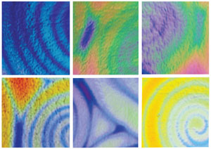 DichroMagic Micro Dichro Far Out Tie Dye On Thin Clear - 90 COE