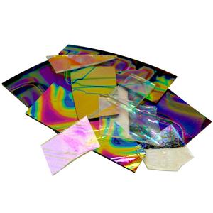 1/4 Lb Cbs Dichroic Pattern Scrap - 90 Coe