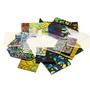 1/2 Lb Decal Pattern Dichroic Scrap Pack - 96 COE