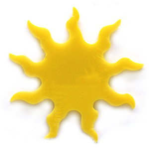 System 96 Cut-Up Yellow Sunburst