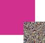 Dichromagic Pink / Violet On Clear Granite Ripple - 96 Coe