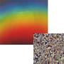 Dichromagic Premium Rainbow On Black Granite Ripple - 96 Coe
