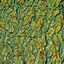 Cyan / Copper On Clear Granite Ripple - 96 Coe