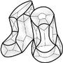Baby Booties Bevel Cluster