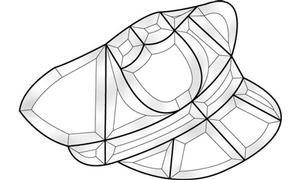 Police Officer Cap Bevel Cluster