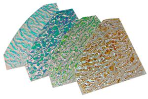 CBS Dichroic Grab Bag on Clear Texture - 90 COE