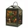 Fused Lantern with Cast Pine Cones and Needles 96 COE