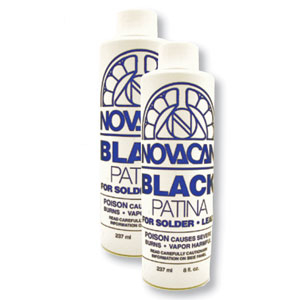 8oz Black Patina for Lead and Solder - 2 pack