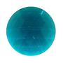 Round Teal 25mm Faceted Jewel