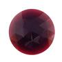 Round Rasberry 25mm Faceted Jewel