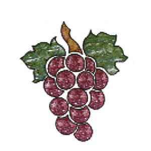 Grapes PreCut Stepping Stone Kit