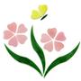 Butterfly & Flower Pre-cut Stepping Stone Kit
