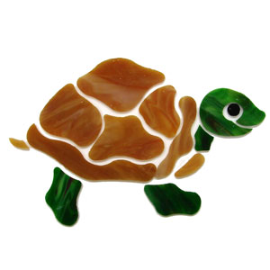 Turtle Pre-Cut Stepping Stone Kit