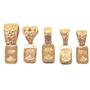 Gold Plated Variety Art Bails - 5 Pack