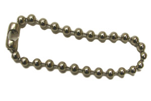 9-1/2 Silver Plated 6.3mm Ball Chain Bracelet