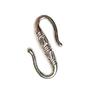 Celtic Silver Finish S Hooks - 1 Pair