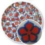 Red Bellflower Millefiori - 90 Coe