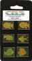 6 Large Technicolor Dichroic Fish - 90 COE