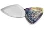 9 Triangle Rimmed Plate