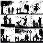 Designer Line Family Black Enamel Decals