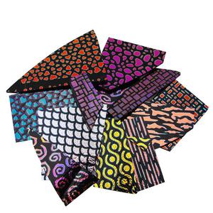 1/4 LB CBS Borderline Pattern Scrap Thin Black - 90 COE