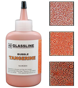 Glassline Bubble Pen - Tangerine