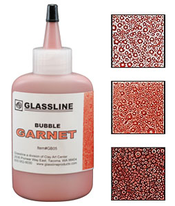Glassline Bubble Pen - Garnet
